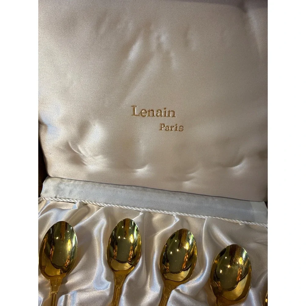 Vintage Lenain Paris‎ Espresso Spoons - Set of 6